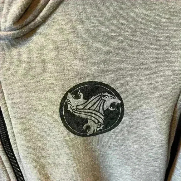 Men’s Adidas Tango Entrusco Zip Up Hoodie Grey Small - Picture 3 of 7